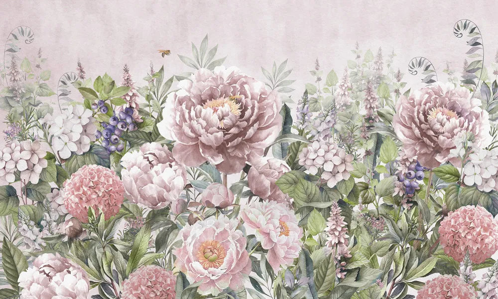 Delicate garden flowers