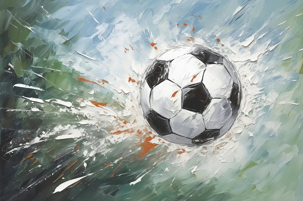 Football, painting