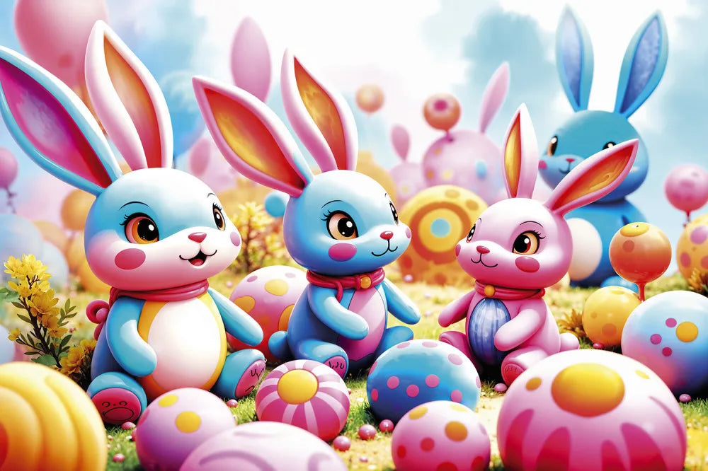 Funny bunnies 3D
