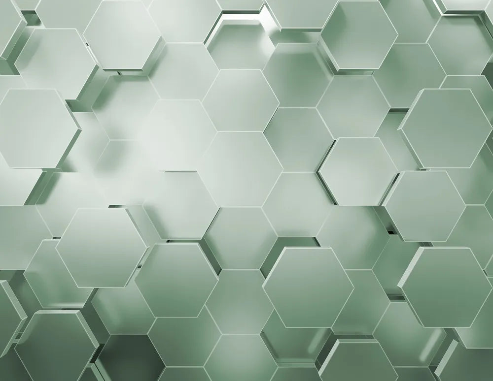 Emerald honeycombs 3d
