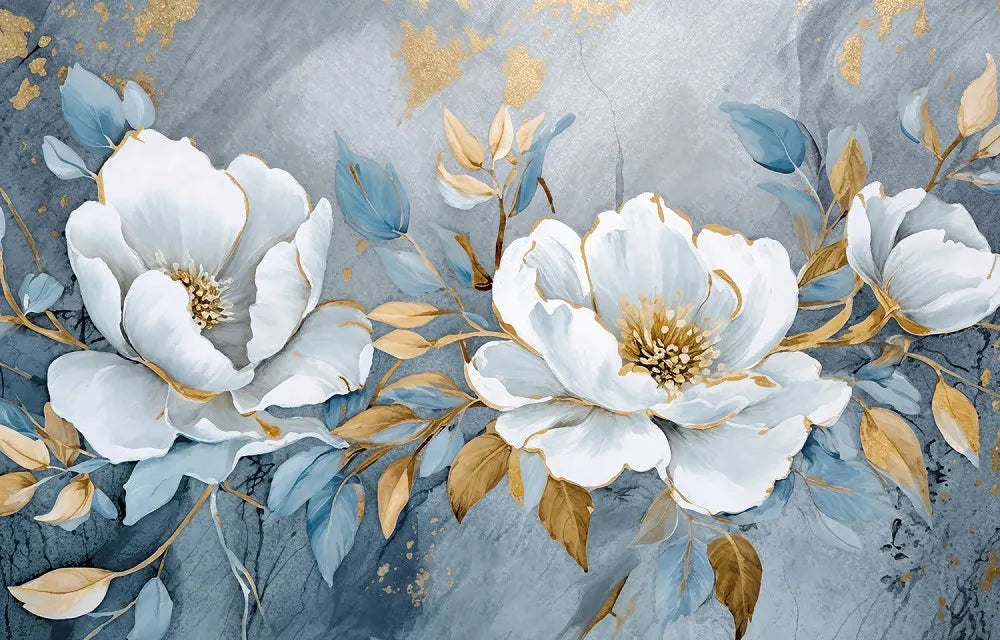 Light blue flowers