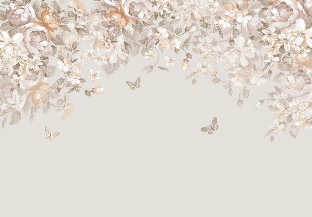 Hanging amber flowers