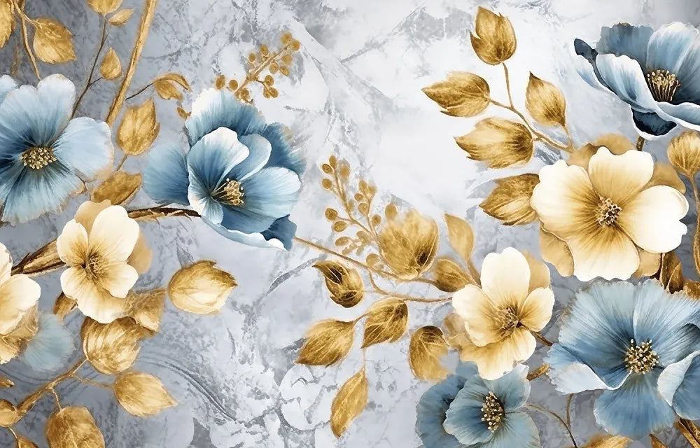 Yellow-blue flowers