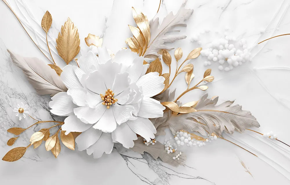 White flower 3D