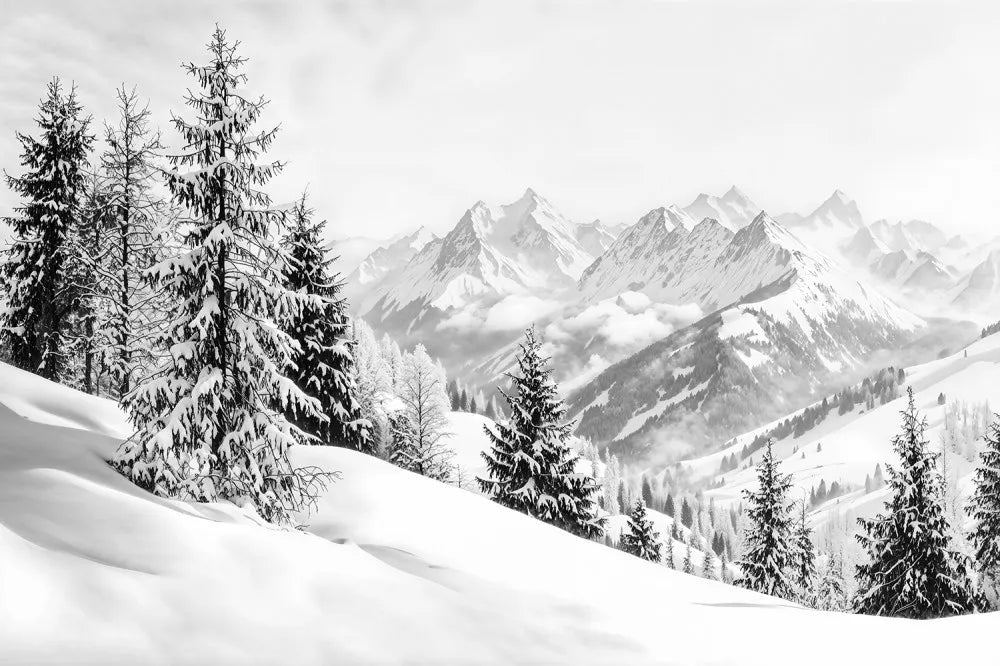 Winter in the mountains
