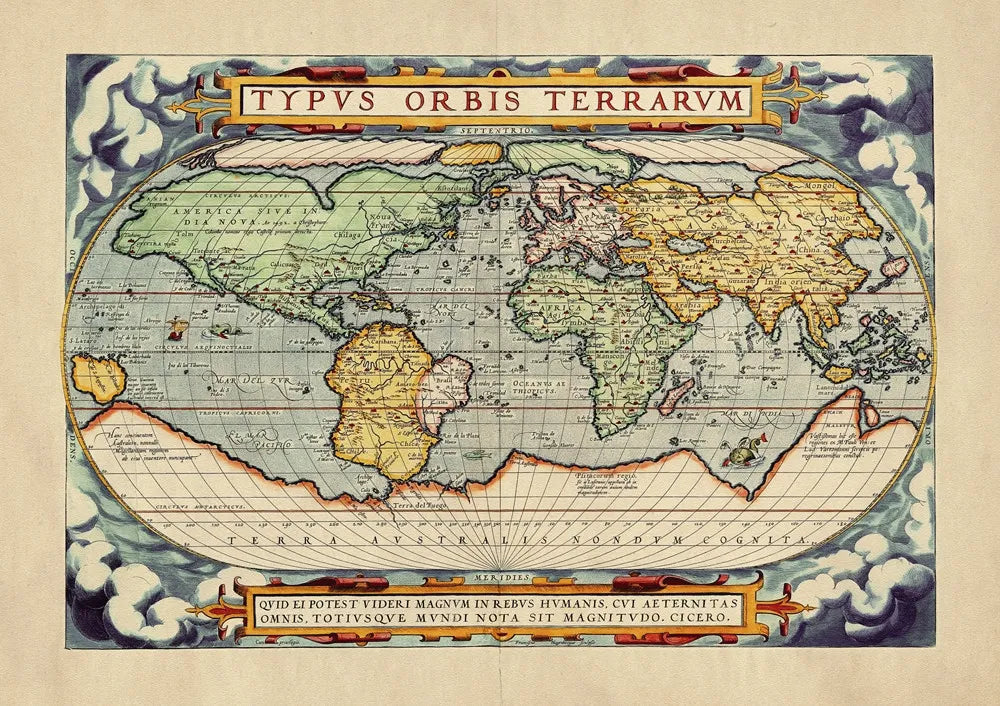 Ancient map 1570
