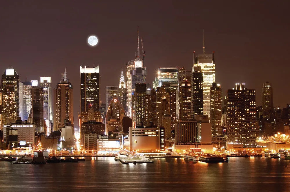 Manhatten at night