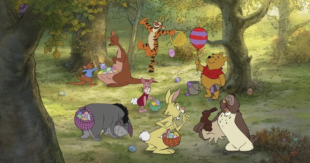 Winnie and his friends