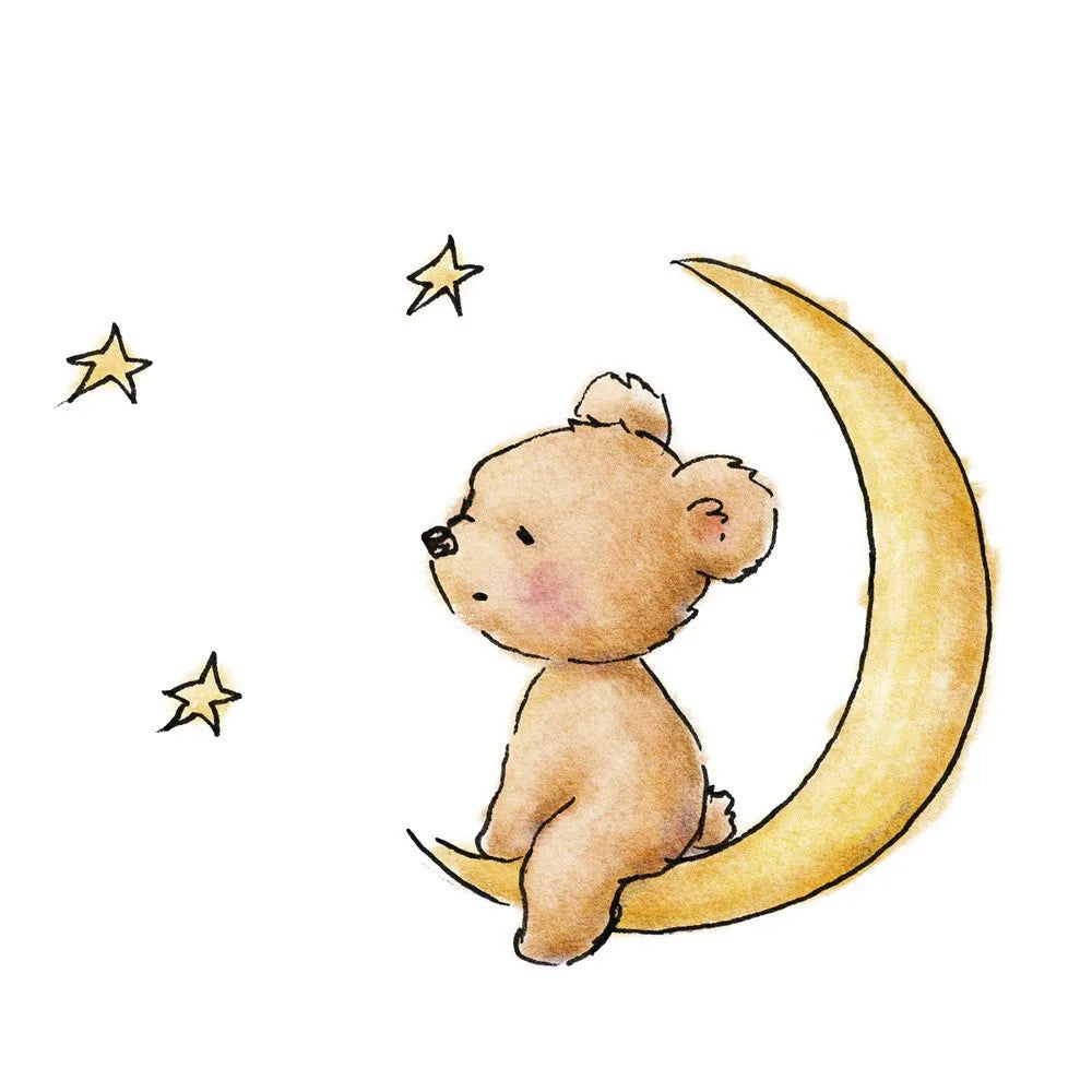 Bear on the moon