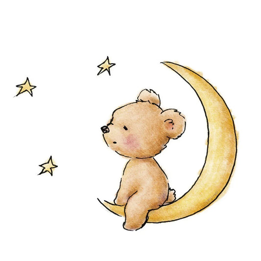 Bear on the moon