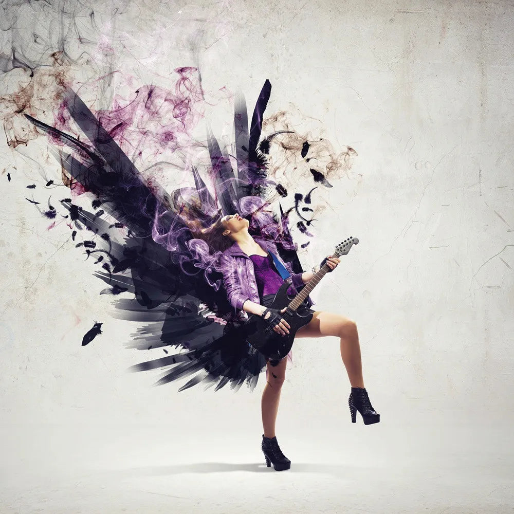 Girl with guitar