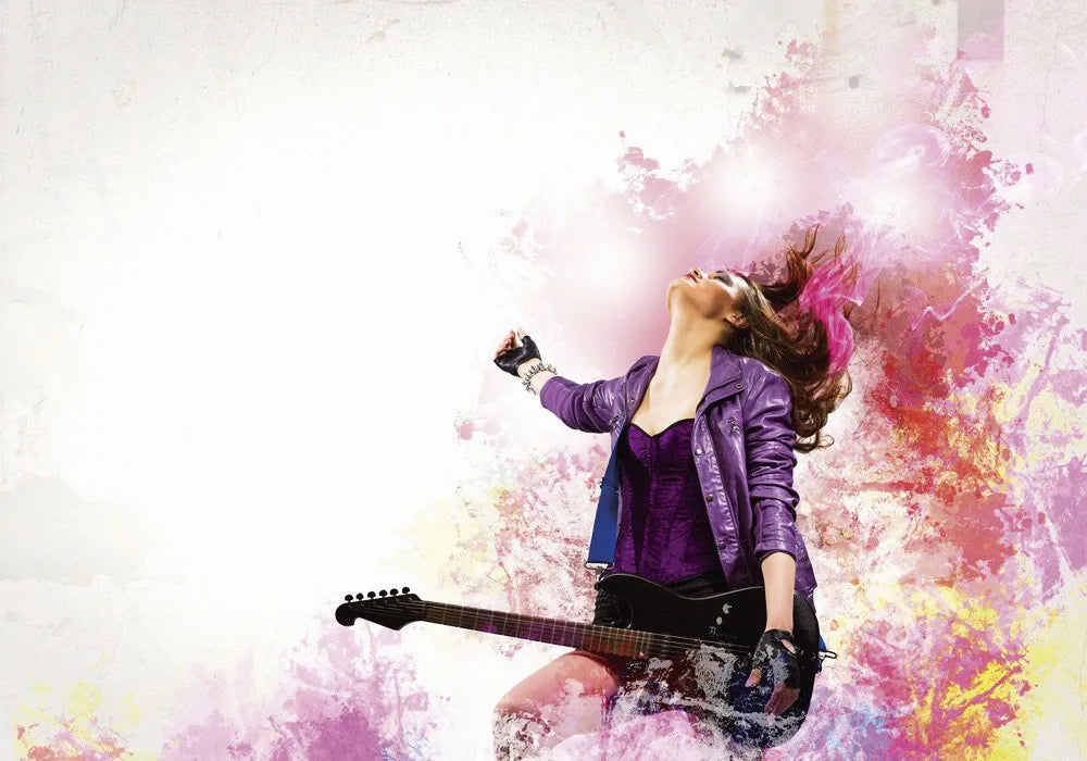 Girl with guitar