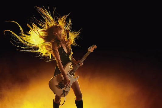 Girl with guitar