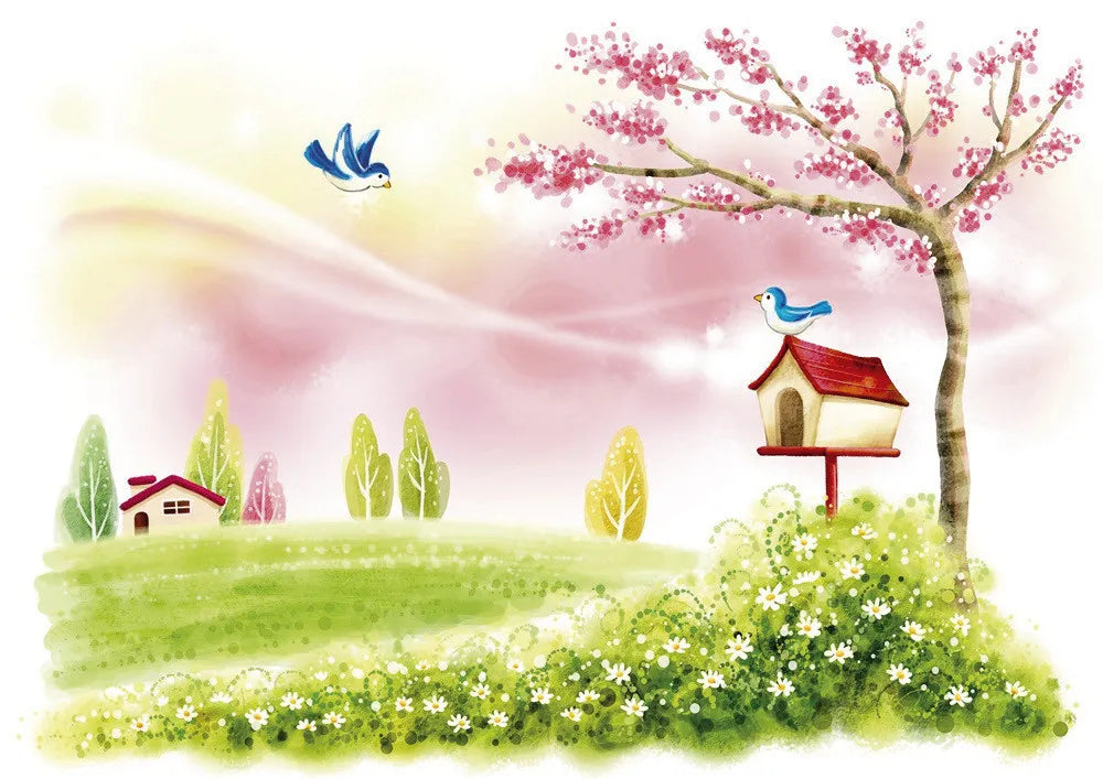 Birdhouse on the meadow
