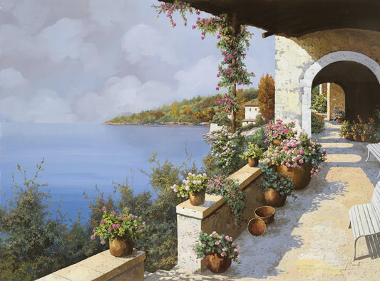 Terrace by the sea