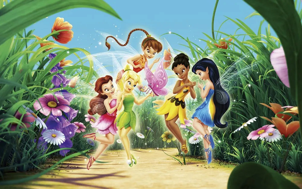 Fairies in flowers