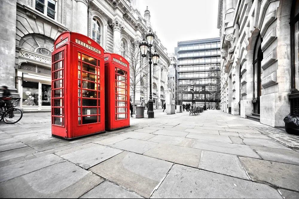 Telephone booth in London