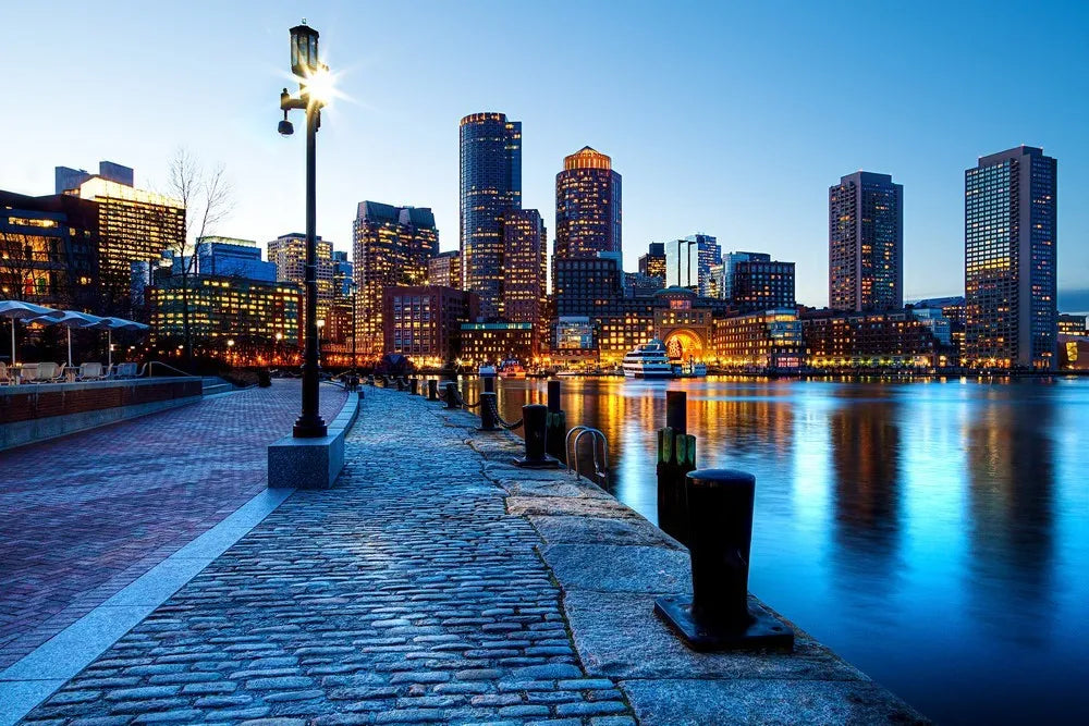 The waterfront in Boston