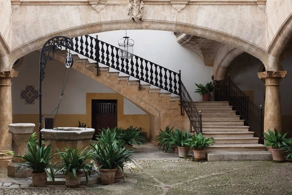 European cozy patio