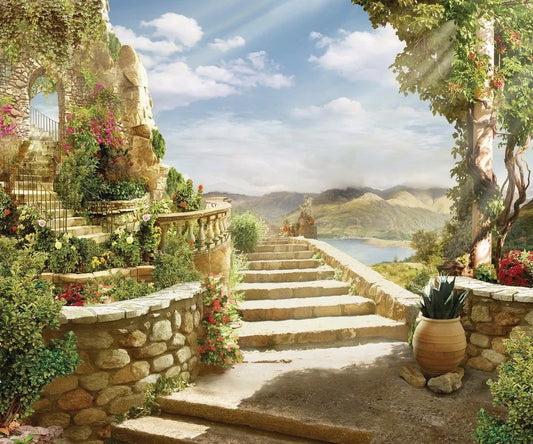 The courtyard in Italy