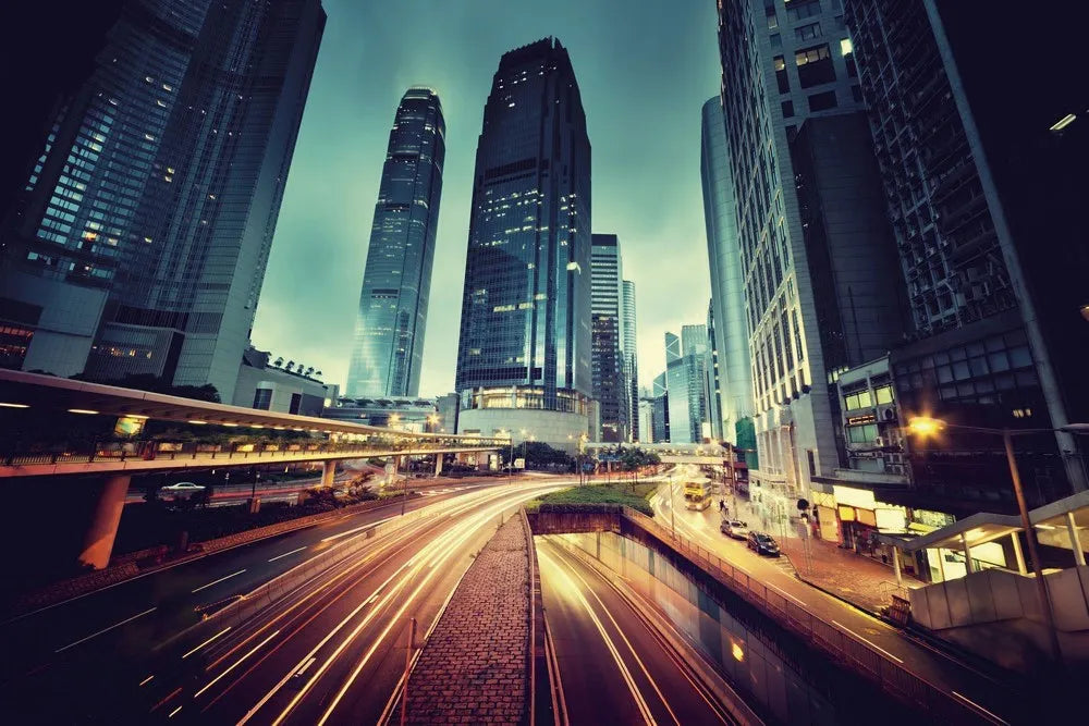 Night Hong Kong, China