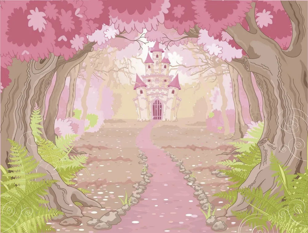 The path to the fairy tale castle