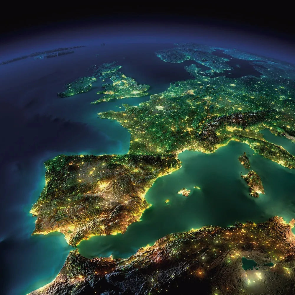 Europe, view from space