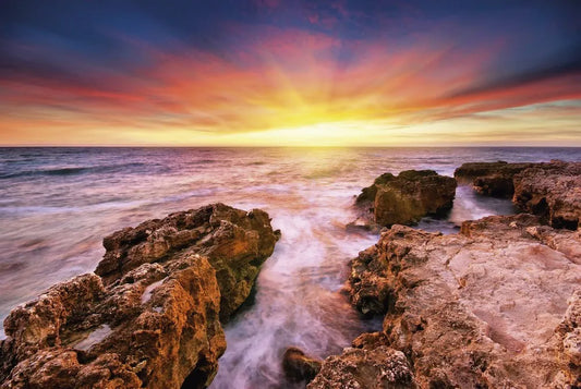Sunrise over the sea
