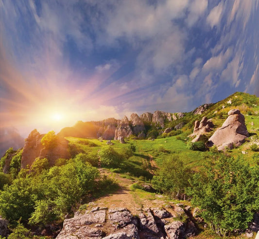 Rocks, mountains