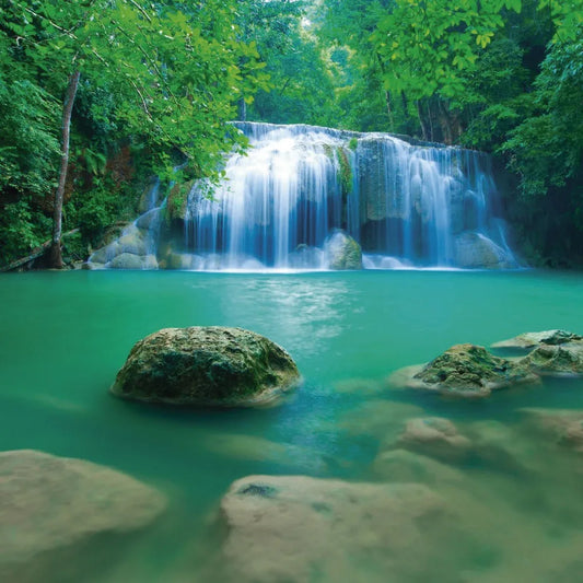 Waterfall in deep jungle