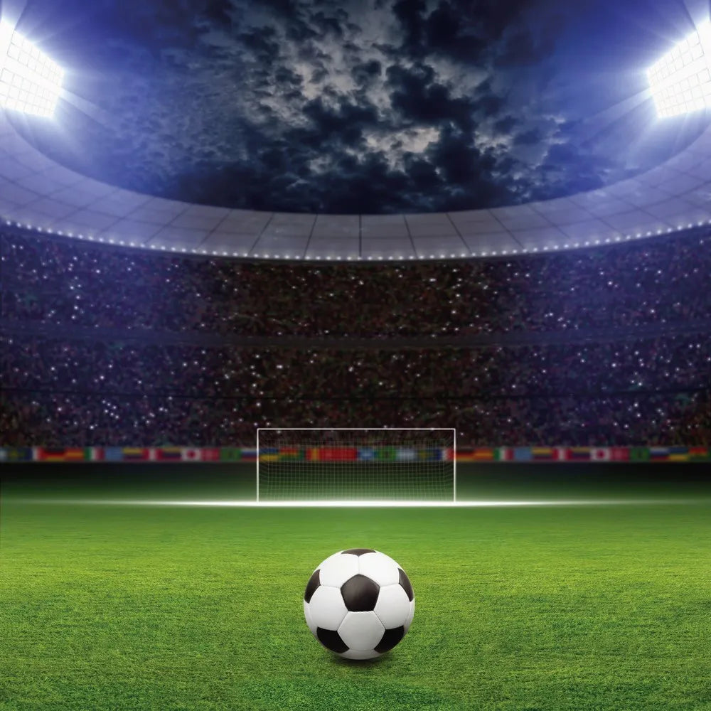 The ball at the stadium