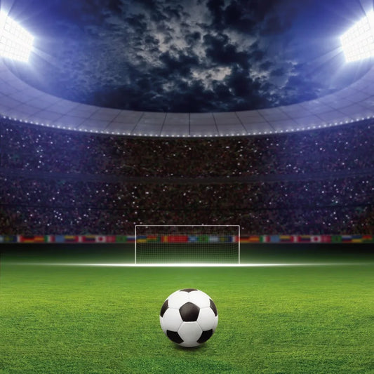 The ball at the stadium
