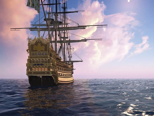 Roman frigate at sea