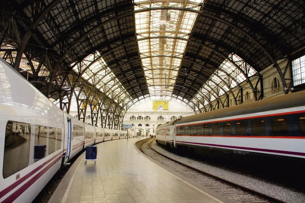 Station trains