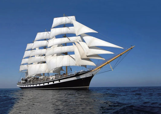 A large sailing ship