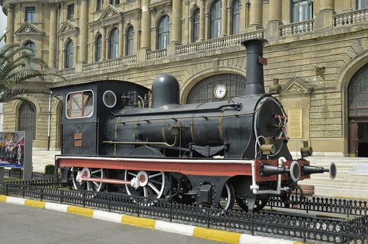 The locomotive exhibit