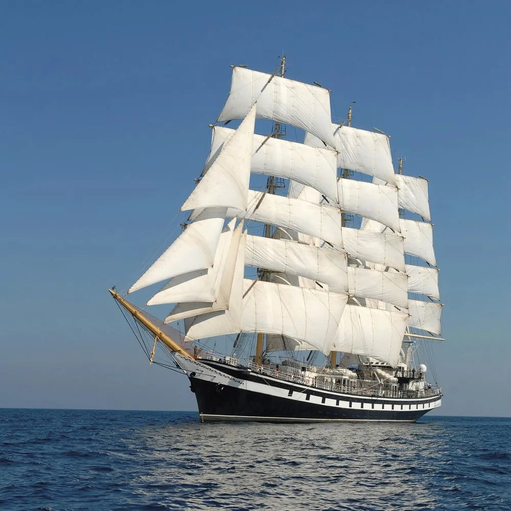 A large sailing ship