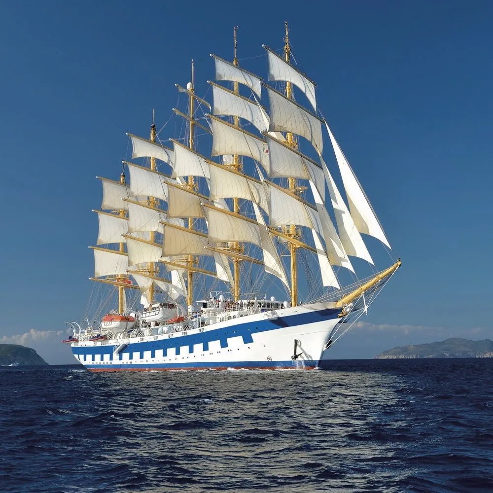 A large sailing ship