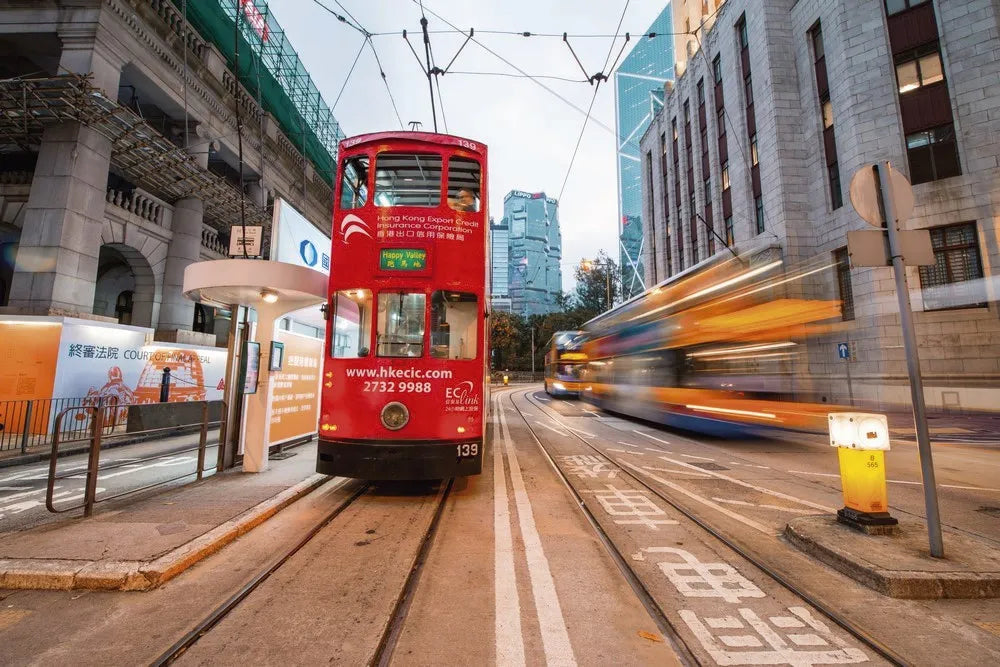 The two-story tram