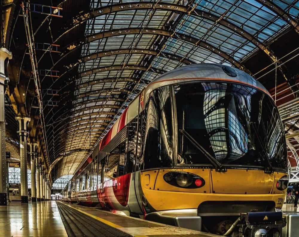 The train at the station
