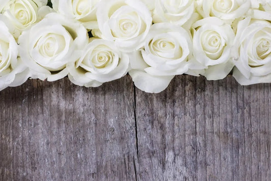 Roses white