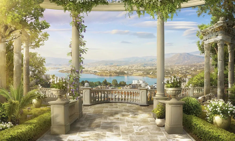 Floral terrace