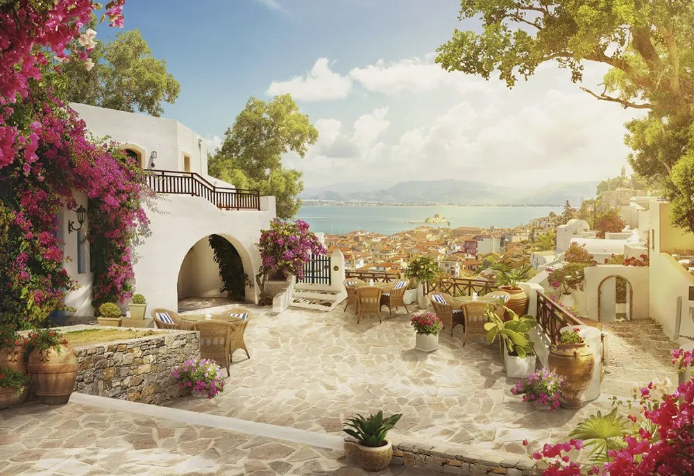 Terrace in Greece