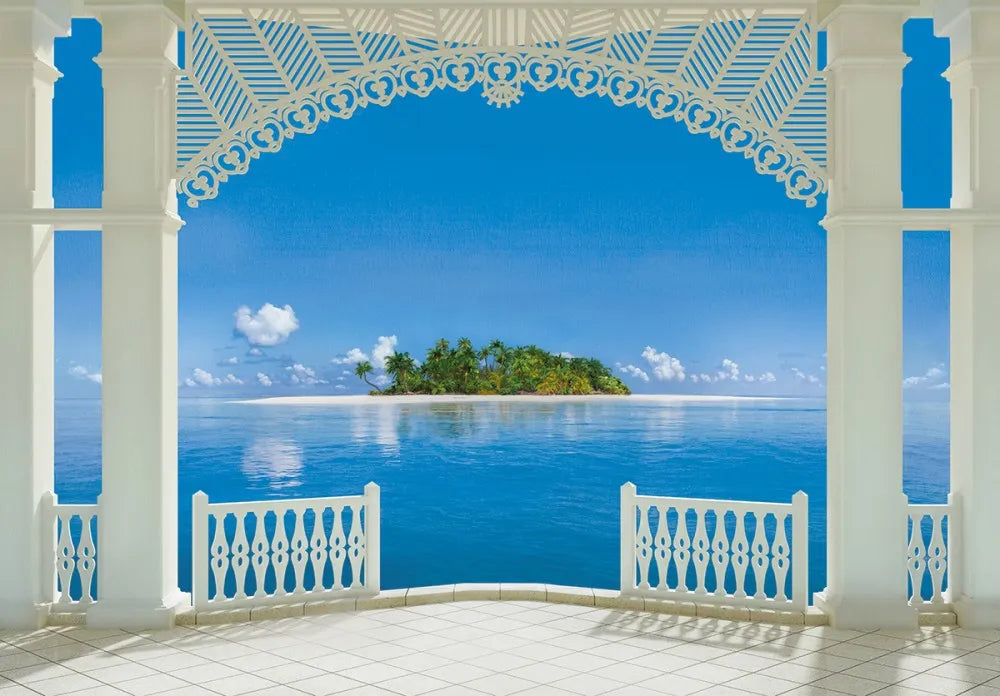 Terrace by the sea