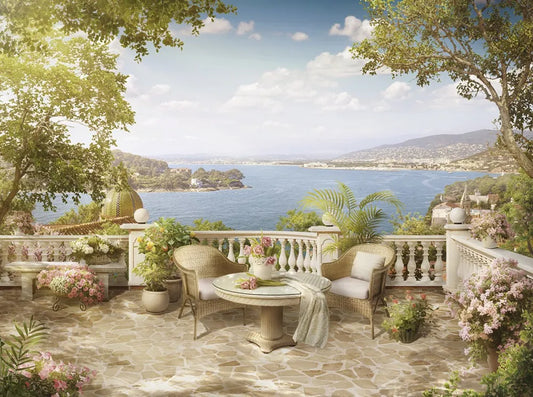 Terrace by the sea