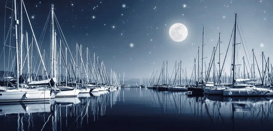 Yachts in the port