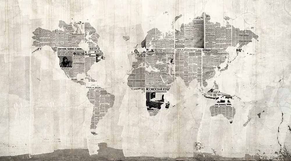 Map from newspaper