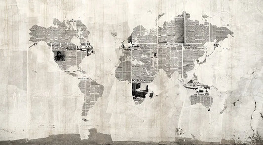 Map from newspaper