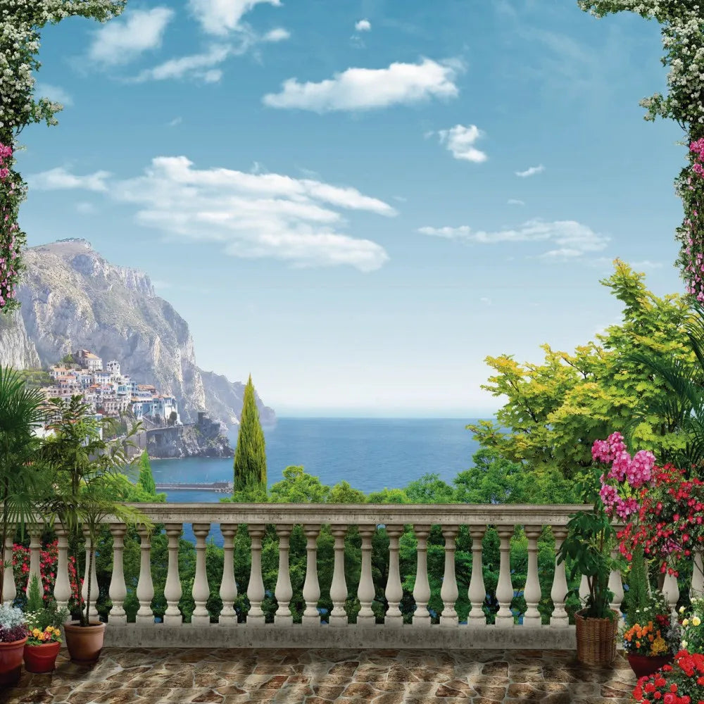 Terrace by the sea