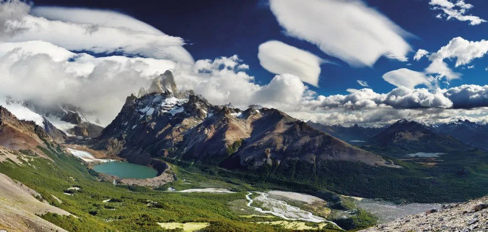 Mountains in the clouds